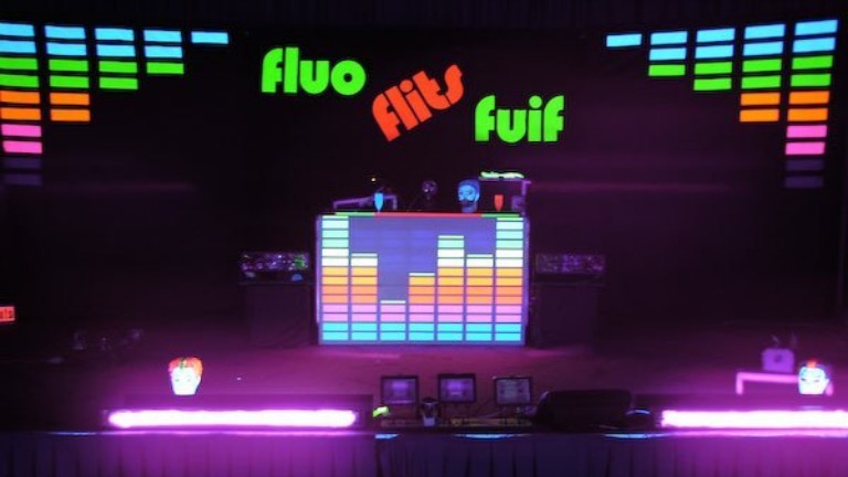 Fluo-Flits-Fuif voor Mini's
