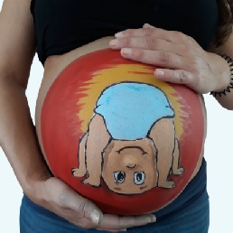 Belly painting or Bellypaint