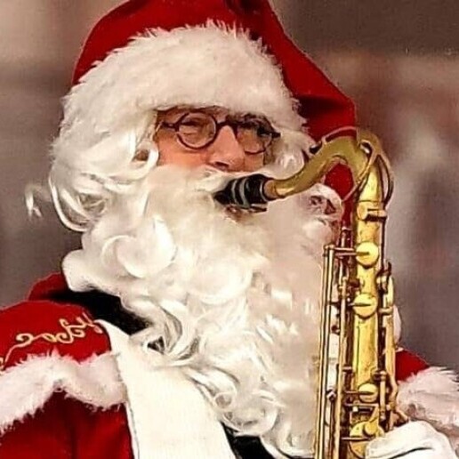 Saxofonist Koog aan de Zaan  (NL) Muzikale kerstman Robert