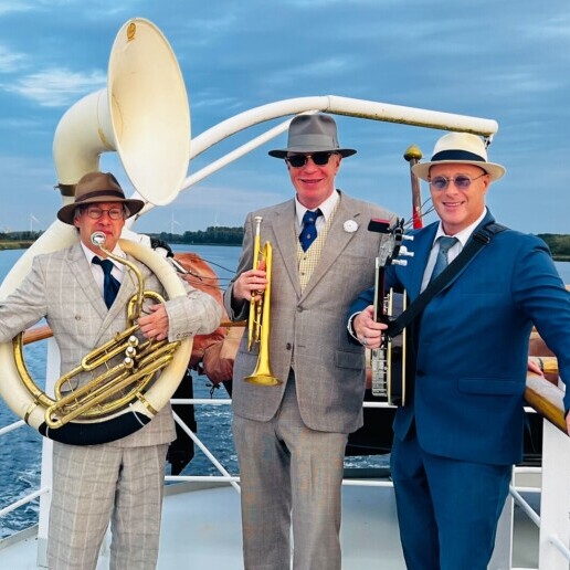 Band Koog aan de Zaan  (NL) Bob' s Jazzband roaring twenties party