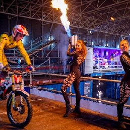 Stunt show Breda  (NL) StageHeat | Handheld flame throwers