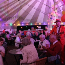 Carnival Elderly Music BINGO Orange Man