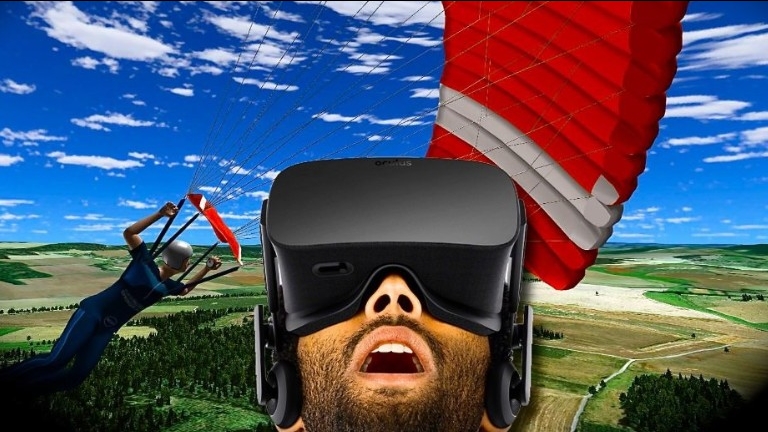 Virtual Reality Parachute Jumping