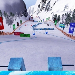 Virtual Reality Alpine Skieën