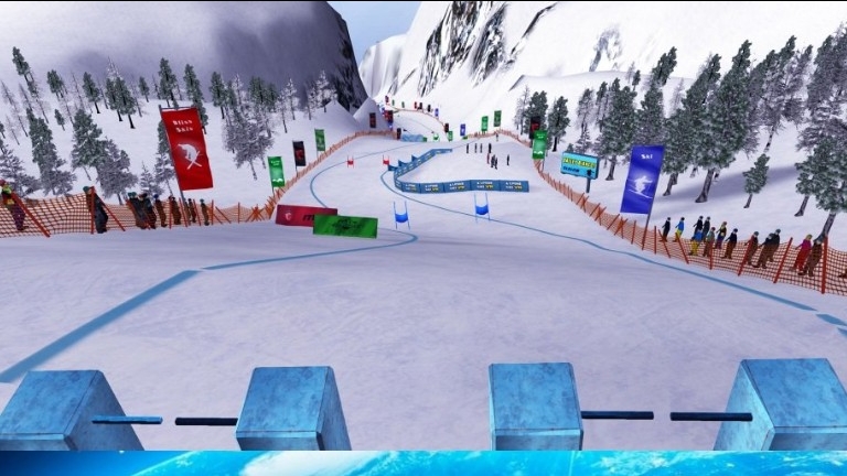 Virtual Reality Alpine skiing