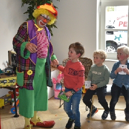 kinderfeestje van clown Pepe particulier