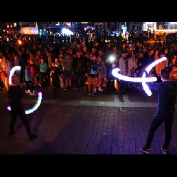 Spectaculaire LED en VUUR jongleer show!
