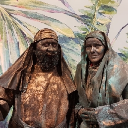 Jozef en Maria met kindje Jezus