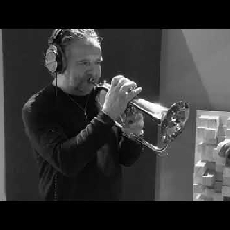 Surprise performance on trumpet
