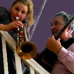 Duo trompet/zang en gitaar