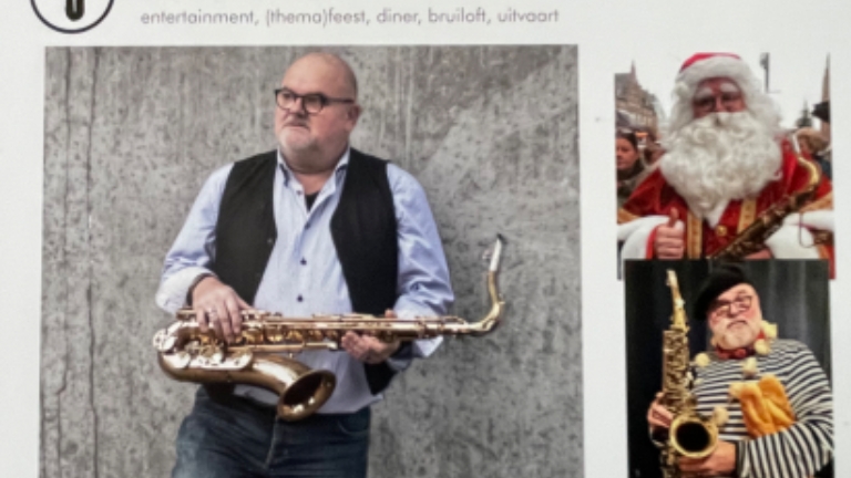 Saxophonist Gertjan Pasveer