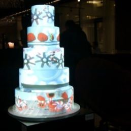 VJ Tilburg  (NL) Wedding cake - Video mapping