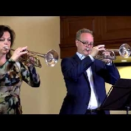 Arjan & Edith Post trumpeters duo