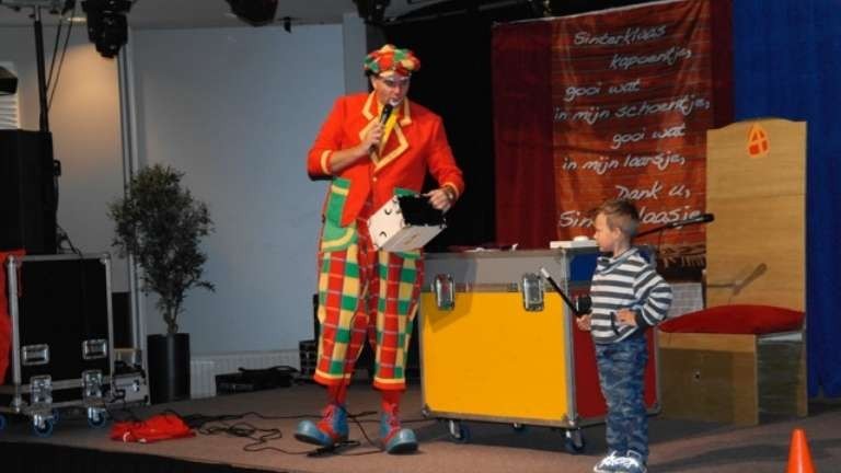 Sinterklaaspret met Clown Flap