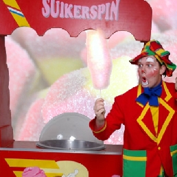 Clowns Suikerspin Stand
