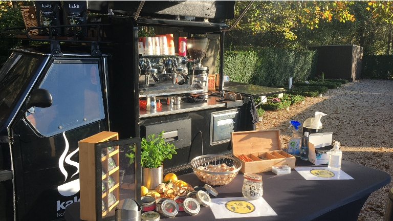 Mobiele espressobar Boeken? Direct op ShowBird.com!