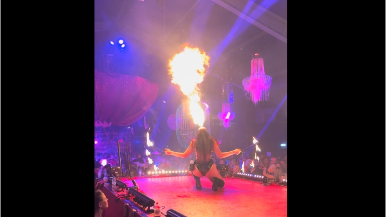 Satyra | Dancer with Fire | Fire Spitting