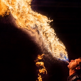 Stunt show Sint Willebrord  (NL) Satyra | Male Fire Breather