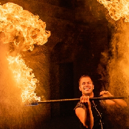Satyra | Burning Man Fire show | 3pers