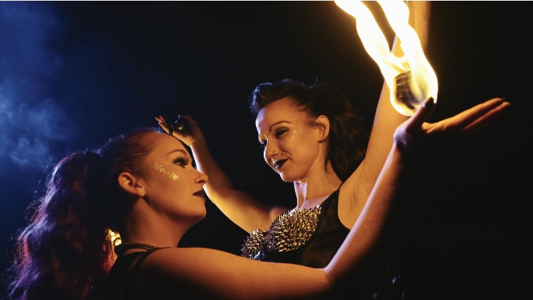 Duo Fire show | Fire spitting | Satyra