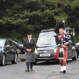 Bagpipe player