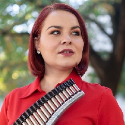 Pan flute artist Mariana Preda