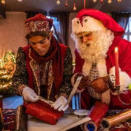 Karakter/Verkleed Schinveld  (NL) Echte Kerstman en elf