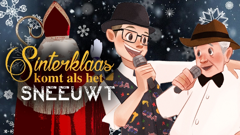 Sinterklaas comes when it snows