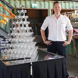 Event show Diemen  (NL) Bubbles Master Champagne Tower