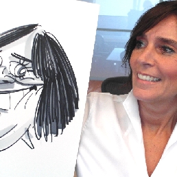 Artist Chaam  (NL) Speed sketch artist / caricaturist Ronald