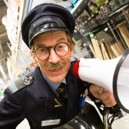 Actor Amstelveen  (NL) Security agent "Mobile Moustache"