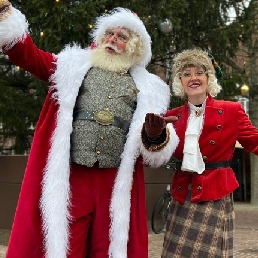 Actor Den Bosch  (NL) The Real Santa with Santa Woman