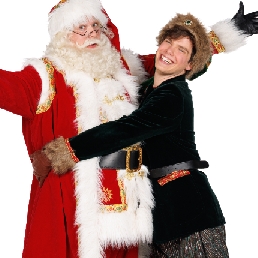 The Real Santa with Christmas Elf