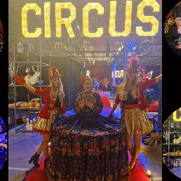 Animatie Lelystad  (NL) Rondlopende waarzegster Circus thema