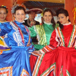 Mexicaanse dansgroep -Mexico themafeest