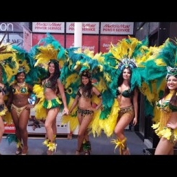 Braziliaanse Show met Danseressen en DJ