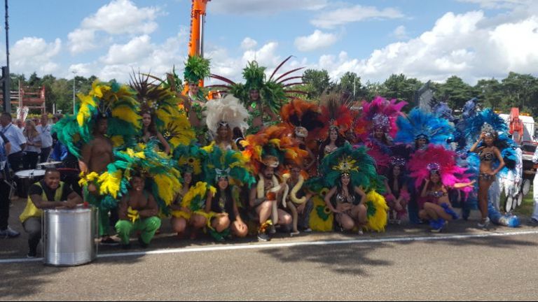 Parade samba danseressen