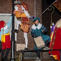 Professioneel bezoek van Sinterklaas