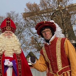 Professioneel bezoek van Sinterklaas