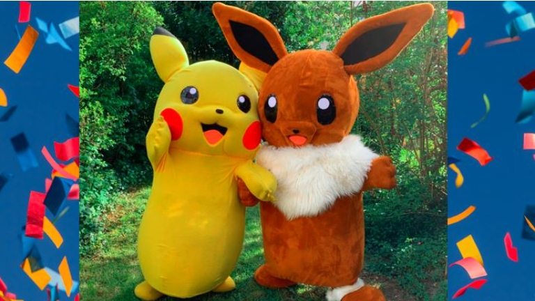 Friends Pika and Eevie