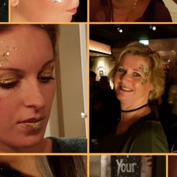 Face painting at your Christmas party etc