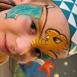 Make-up artist Alveringem  (BE) Children's makeup, glitter tattoos, Hair wraps