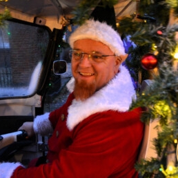 Santa's tuktuk kerst parade