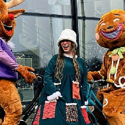 Actor Ridderkerk  (NL) Christmas Mascots Gingerbread and Rudolph