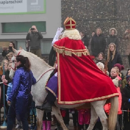 The real Sinterklaas with 2 Pieten