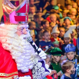 The real Sinterklaas with 2 Pieten
