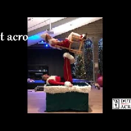 Kerst acrobatiek