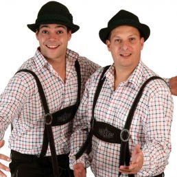 Singing group Tilburg  (NL) Duo Knotsgek Die Verrückte Halbe Stunde