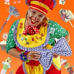 Clown Fleur, brighten up every children's party!