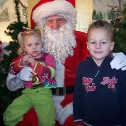 On the picture with Santa Claus